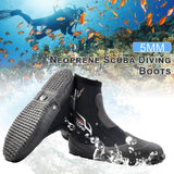 5MM Neoprene Scuba Diving Boots Water Vulcanization Winter Cold Proof High Upper Warm Fins Spearfishing Swimming Shoes