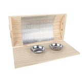 Medical Wooden Pillow Warms Moxibustion Apparatus Lumbar Cervical Spine Portable Hot Compress Necks Pillows