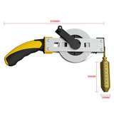 10/15/20/30M Oil Tank Gauging Tapes Measuring Ruler Carbon Steel Oil Gauging Tape With Brass Plumb Bob Tape Measure