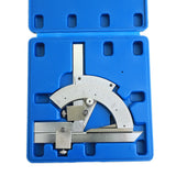 0-320 Degree Vernier Scale Protractor Angle Meter Measuring Ruler Tool