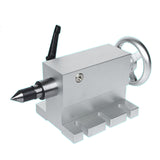 Movable Mohs CNC Tailstock Telescc Stroke 45MM Center Height 65MM for 4 MT2 Rotary Axis Woodworking Lathe Tools