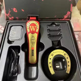 2024 New Trimmer WMARK NG-8230 Professional Men's Hair Clipper 9000RPM Engraving Electric Clippers with Charging Stand