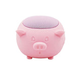 Wireless Bluetooth 5.0 Speaker Cute Pig Subwoofer Audio Music Player Portable Hands-Free Speakers Support TF Card Play