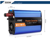 500W 12V 24V 36V 48V 60V to 220V Single Digital Display Smart Car Inverter Power Converter