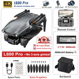 New Professional with 3-Axis Gimbal FPV Aerial Aircraft Laser Obstacle Avoidance EIS Anti-shake Camera GPS RC Drone