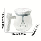 1set 400ML Electric Self Stirring Coffee Mug With Lid, Portable Glass Mug, High Speed Self Stirring Coffee Mixing Cup For Dining Rooms Gyms Parks School, Summer Winter Drinkware