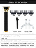 Electric hair razor Modified special barber oil head carving clippers Usb rechargeable
