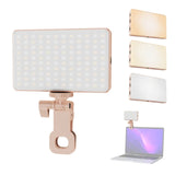 Pocket Clip-on LED Computer Tablet Phone Video Conference Light 2500K-9000K Dimmable Battery for One Meeting