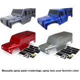 324Mm Wheelbase D110 Clear Body Shell Kit For 1/10 RC Crawler Car Traxxas TRX4 TRX-4 Upgrades Parts Accessories