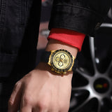GUANQIN New Luxury 100M Waterproof Watches Sapphire Glass Luminous Automatic Week Watch Men Rubber Mechanical Steel Wristwatch