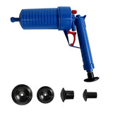 Air Power Drain Blaster Gun High Pressure Powerful Manual Cleaner Pump Sewer Toilet Bathroom Kitchen Clogging Dredging Tool