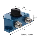 NEW CA-201 Switcher UHF 1.8~600MHz Manual Aerial SMA Female Connector Adapter Converter CB Car Radio Antenna Coax Switch