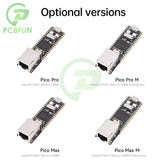 LuckFox Pico Plus RV1103 ux Micro Development Board Integrates ARM Cortex-A7/RISC-V MCU/NPU/ISP Processors With Ethernet Port