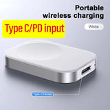 VIKEFON Portable Wireless Apple Watch Magnetic USB Charger For IWatch Series 9 8 7 SE 6 5 4 Fast Charging Station