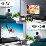 Woopker Mini HD DVD PlayerHDMI RCA Cable 1080p Built-in PAL/NTSC in All Areas, USB 2.0 Home CD Player Breakpoint Memory Hot Sale