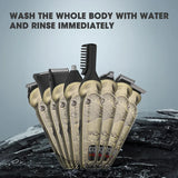 2024Resuxi 708 Professional IPX6 Waterproof 8 in 1 Clipper Set 1200mAh Battery Men Rechargeable Cordless Beard Hair Trimmer