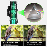 High Power 12x50 Monocular Telescope Long Range Zoom BAK4 Prism With Tripod Phone Clip For Outdoor Camping Hunting Scope