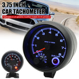 3.75 Inch 95mm For Universal Car 12V 0-8000 RPM Tachometer Gauge Meter