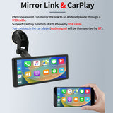 12-24V Multimedia Player for Most Vehicles 10.26 inch Toucreen Car Stereo with Apple CarPlay/Android Auto Mirror k