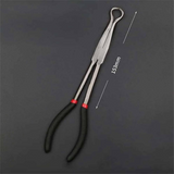 Lectrical Electrical Connector Disconnect Pliers, 11Inch Long Spark Plug Removal Pliers Pipe Clamp