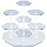7th Floor Acrylic Figures, Collectibles, and Jewelry Exhibitor - Decorative Art Style Organizer
