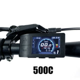 Bafang E-bike For BBS01 02 HD Motors 500C Color Display Enhanced Visibility 24V/36V/48V Battery Compatibility