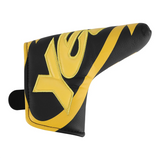 Club Blade Putter Cover Headcover with PU Leather Closure,Yes Printed Patterned Golf Accessories