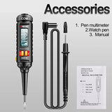 ANENG A3010 4000 Counts Pen-Type Multimeter True-RMS Backlight Multi Meter Digital Auto Range Tester LCD Electrician Tools