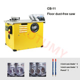 220V Electric Dust-Free Multifunctional Woodworking Sliding Table Saw Wood Cutting hine 2300W 4900 rpm/min