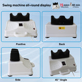 LegFoot Physiotherapy Rocking Massager Cervical Lumbar Waist Passive Traction Speed Electric Spine Swing hine Relieve Fatigue