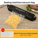 1set Vacuum Sealer Machine Food Vacuum Sealer Automatic Air Sealing System For Food Storage