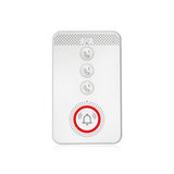 Wireless Caregiver Pager - Elderly Alert System with SOS Emergency Button, Portable One-Click Caller Alarm, 4G Two-Way Intercom