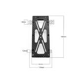 For 1/10 Tamiya CR01 Carbon Fiber Plate Battery Holder Upgrade Parts, Toy Car Replacement Accessories (Not Stickers)
