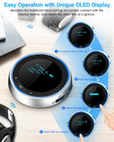 AptX Low Latency Bluetooth 5.1 Audio Transmitter Receiver OLED CSR Wireless Music Adapter Support RCA 3.5mm Aux Jack Receiver