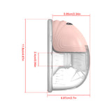 Electric Breast Pump Silent Wearable Automatic Milker Hands-Free Portable Milk Extractor With Screen Display
