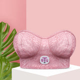 Electric Breast Massage Bra Wireless Breast Enhancement Instrument with Hot Compress Function for Breast Lift Enlarge