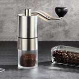 1pc Electric Mini Coffee Grinder Manual Blender Mini Hand-cranked Coffee Bean Grinder Household Small Bean Grinder Portable Freshly Ground Coffee Machine Hand-cranked Bean Grinder Stainless Steel Coffee Grinder Coffee Tools Coffee Accessories