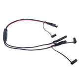 Heavy Duty Power Automotive Adapter 1 to 2 SAE Splitter Cable with Dust Cover 14AWG 60cm Harness