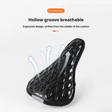 Saddle Silicone Soft Bicycle Seat Cover MTB Road Thickened Pad Outdoor Mountain Bike Cushion Cycg Accessory