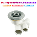 Φ90mm Adjustable With Concave wer Spa Jet ABS Cover PVC Body Massage Bathtub Bubble Nozzle