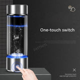 SPE/PEM Portable Generator Water Filter Ionizer Pure H2 Rich alkae Bottle Electrolysis Drink Hydrogen