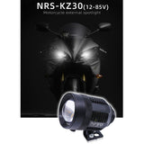 SUHU Motorcycle Telescc Adjustment Laser Barrel External Spotlight Integrated 6500K 5000LM LED Lamp Easy to Install