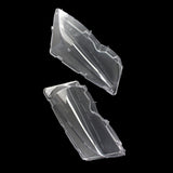One Pair of Headlight Clear Cover Lens - Replacement for E46 3-series 4 Door (2002-2005)