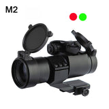 Tactical M2 Red Green Dot Scope Hunting Optics Holographic Reflex Sight For 20mm Cantilever Mount Airsoft Riflescope