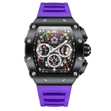 New Luxury Men Watch  ONOLA Fashion Fully Automatic Mechanical Watches Man Unique Design Waterproof Tape Watch Wristwatch