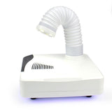 60W Nail Dust Collector Machine Manicure Vacuum Cleaner For Nail Art Salon Dust Suction Remover Powerful Fan with LED Spotlight
