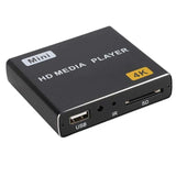 Mini 4K HDD Media 1080P Horizontal And Vertical Digital Video Player With USB Drive/SD Cards