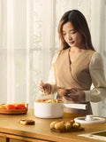 Mini Multi-purpose Household Noodle Cooker, Small Electric Stir-Frying Cooking, Student Dormitory
