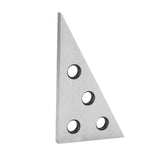 2PCS Precision Machinist Measurement Tool Angle Block Ruler 30/45/60/90 Degree Inch Metric Triangle Steel Block Angle