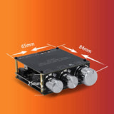 XY-T50L Bluetooth 5.0 Subwoofer 2.0 Channel High Power Audio Stereo Amplifier Board 2X50W Bass AMP